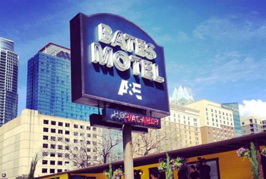 Television series Bates Motel has set up a pop-up motel for fans of the show