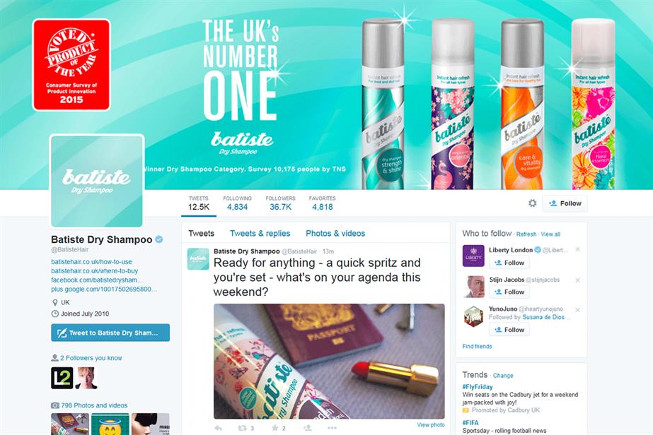 Batiste: hires BMB for social task