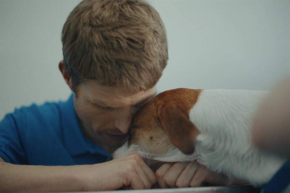 Battersea worker with dog