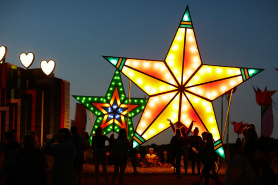 Props, including lighting and centrepieces, will be available to hire