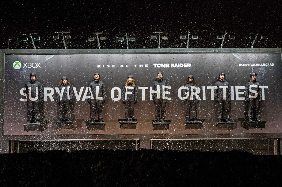 Eight contestants will mount the billboard for 24 hours