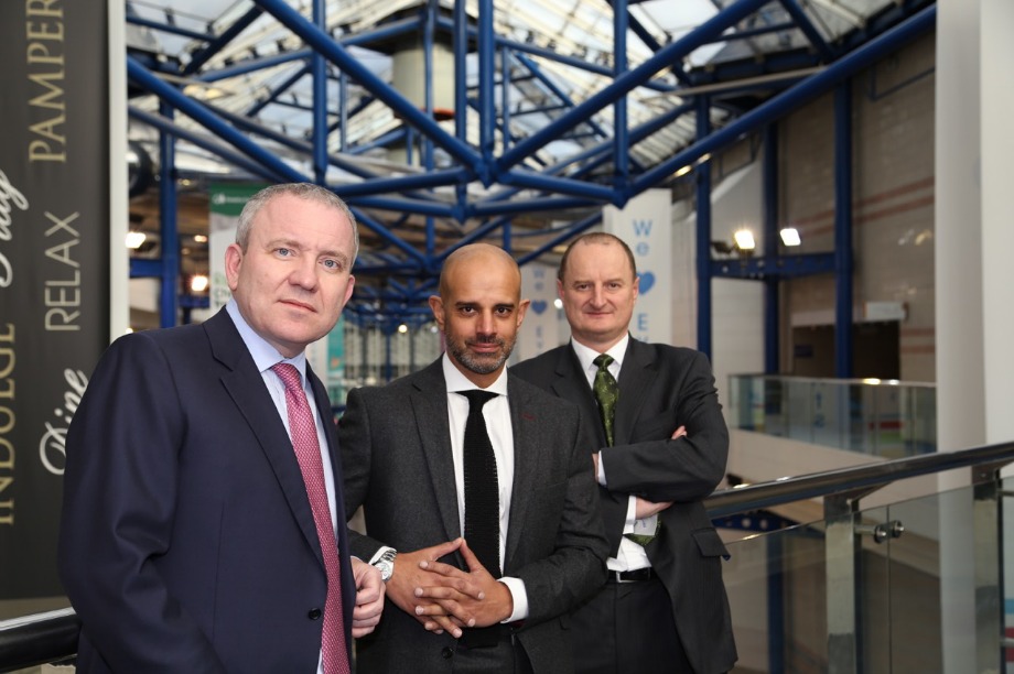 LDC's CEO Martin Draper, NEC Group's CEO Paul Thandi and LDC's director Steve Aston