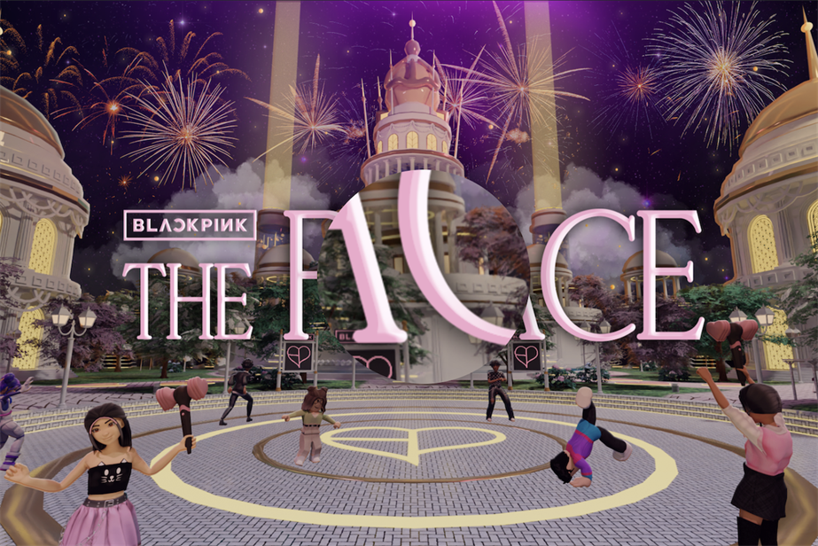 Screenshot of "Blackpink the Palace", a Roblox game based on the Korean pop group