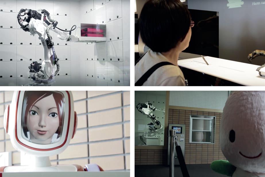 The Henn na Hotel: or 'Strange Hotel' is almost exclusively staffed by robots