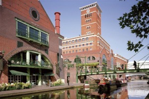 Brindleyplace is situated next to the NIA and ICC in Birmingham
