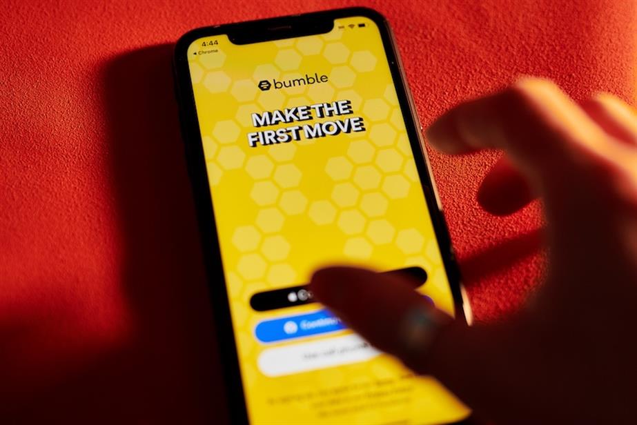 Stock art of the Bumble app