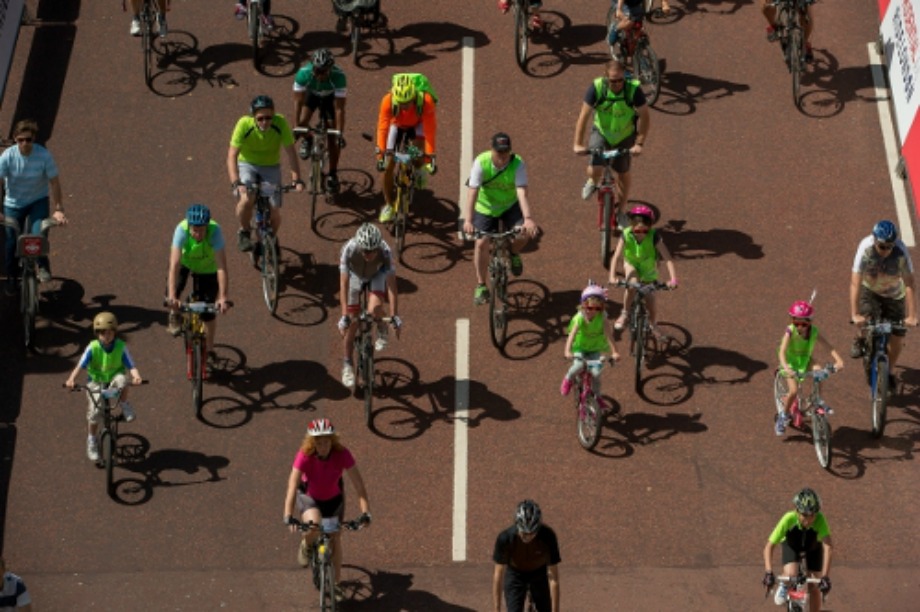 Buxton Water activates at the Prudential RideLondon with miniature town 
