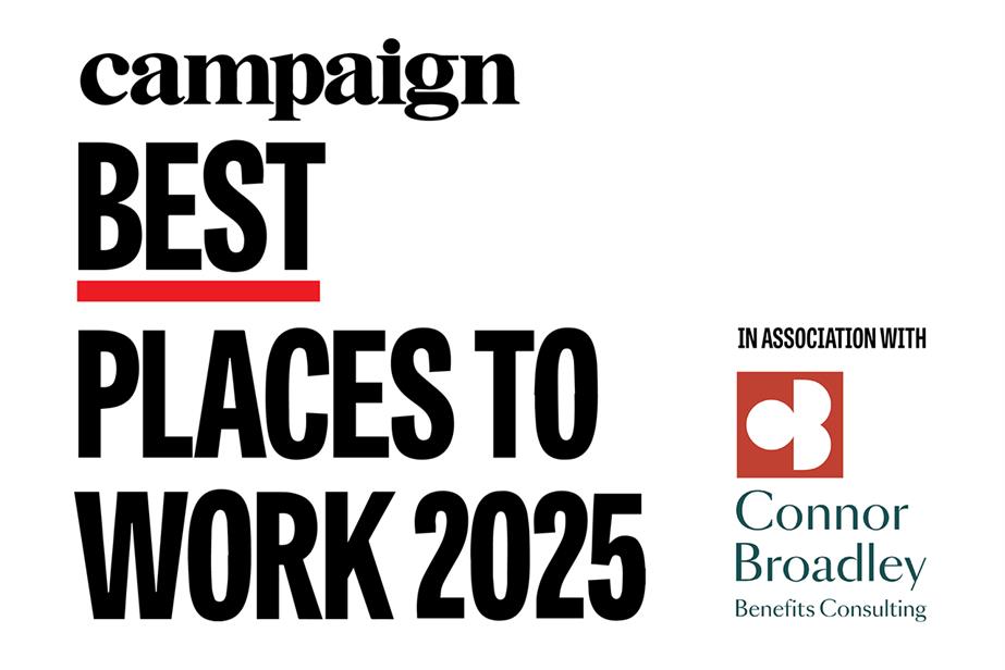 pk10 Best Places to Work 2025 logo with sponsor Connor Broadley's logo