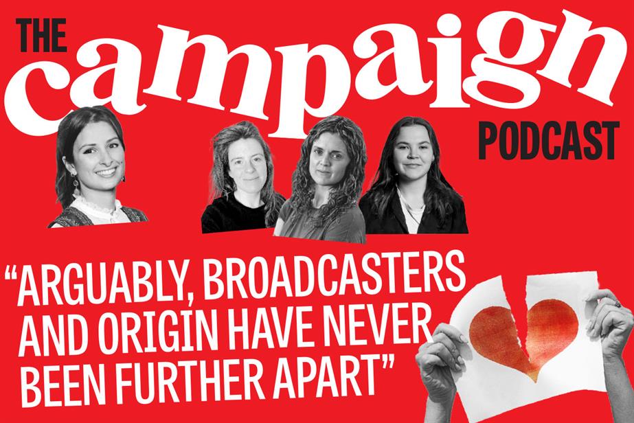 The pk10 Podcast artwork with the quote "arguably, broadcasters and origin have never been further apart"