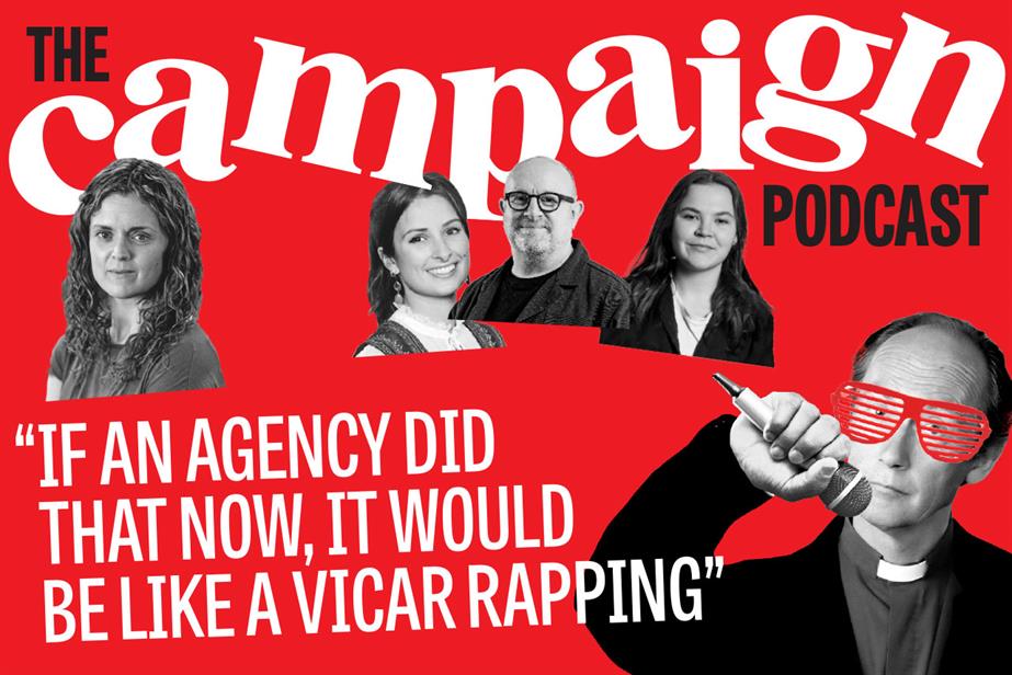 The pk10 Podcast artwork with quote "If an agency did that now, it would be like a vicar rapping"
