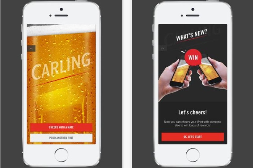 Carling: lager brand has resurrected the iPint app
