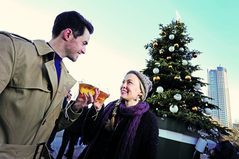 Carlsberg planted a beer dispensing tree on the South Bank last Christmas