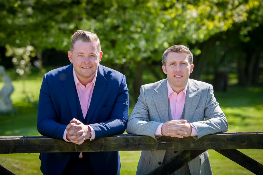 Curran (left) with co-founder Richard Brown