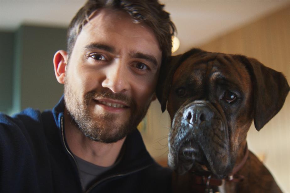 Man and his dog