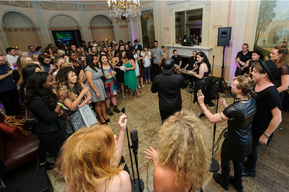 Music group Urban Voice Collective performed at the event