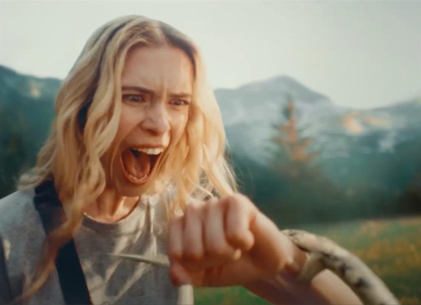 Still from Columbia ad