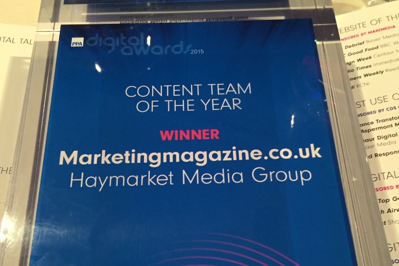Marketing scoops Business Content Team of the Year at PPA Digital Awards