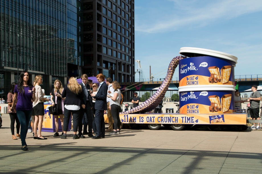 Cadbury encouraged office workers to take a break