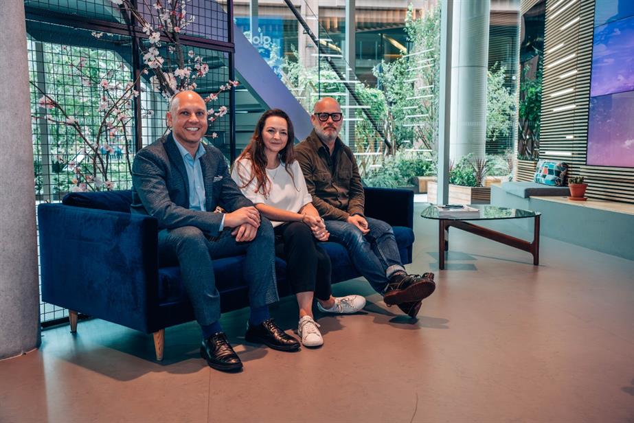 Dentsu Media UK (from left to right): Mike McCoy, Jenny Bullis and Matthew Landeman.