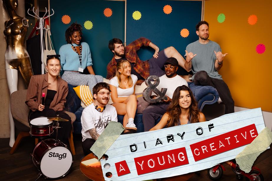 Image of some of The & Partnership's young creatives