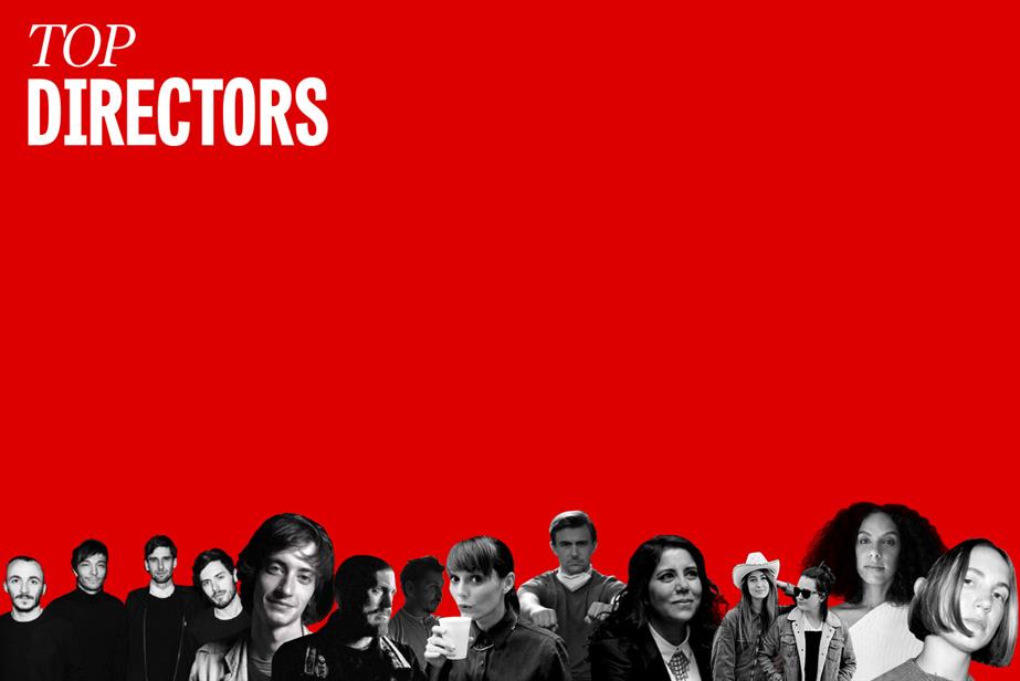 Top directors Megaforce, Gainsborough, Pilling, Montorio, Gehrig, Balmond, Ganatra, Similar But Different, Matsoukas, Burgess