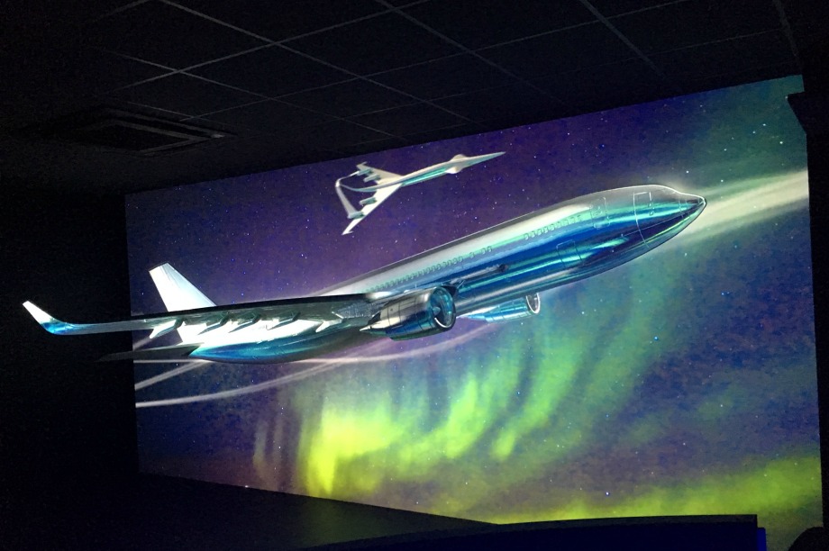 GKN worked with Drive to produce a live projection mapping display at Farnborough Airshow
