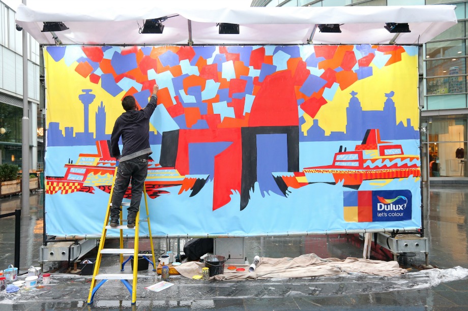 Brighton's mural was inspired by its seaside