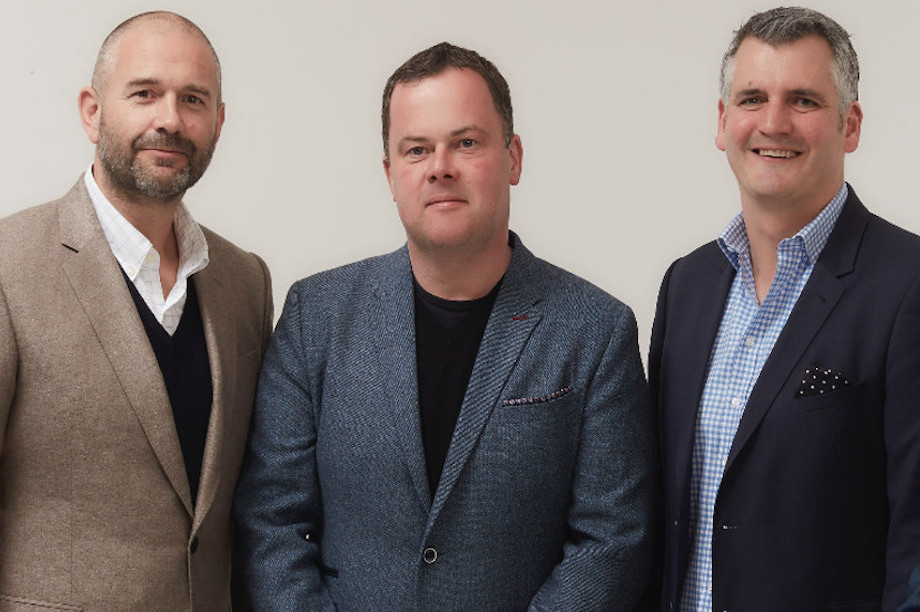 Left-to-right: Iris CEO Ian Millner, Founded's Richard Mabbott and Richard Perry