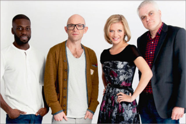 The Gadget Show: presenters Ortis Deley, Jason Bradbury, Rachel Riley and Jon Bentley 