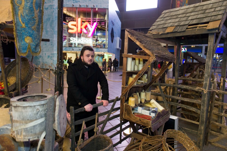 John Bradley was there to open the exhibition