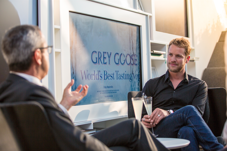 Thibault discusses vodka and travel with Sam Branson