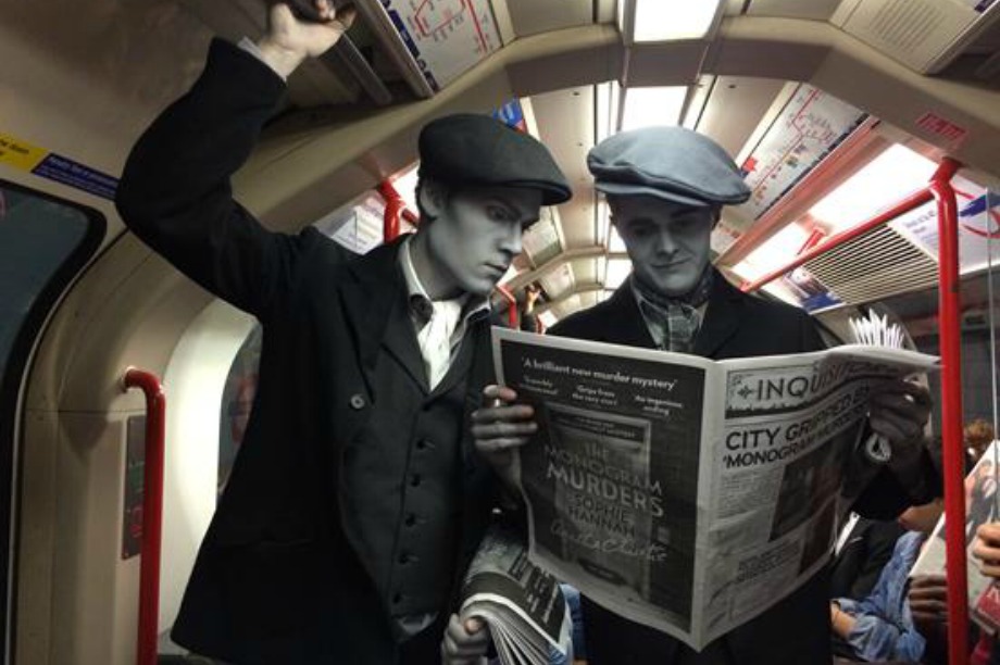 HarperCollins sent paperboys from the 1920s out into the 21st century world