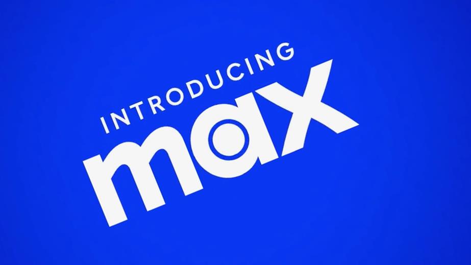 The new Max logo on a blue brackground