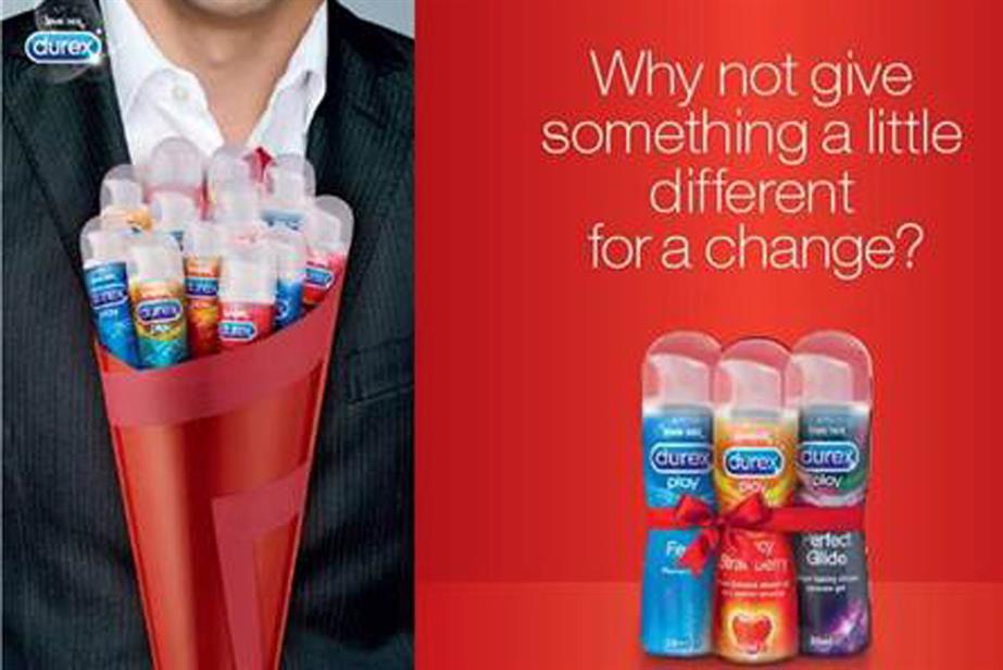 Durex: encourages couples to try something new on Valentine's Day
