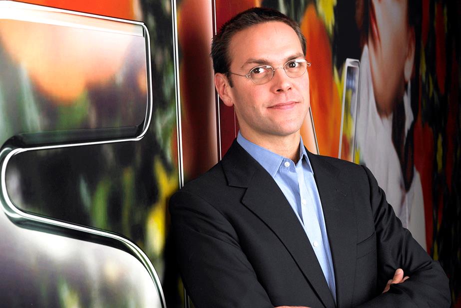 James Murdoch: takes over the CEO role from his father