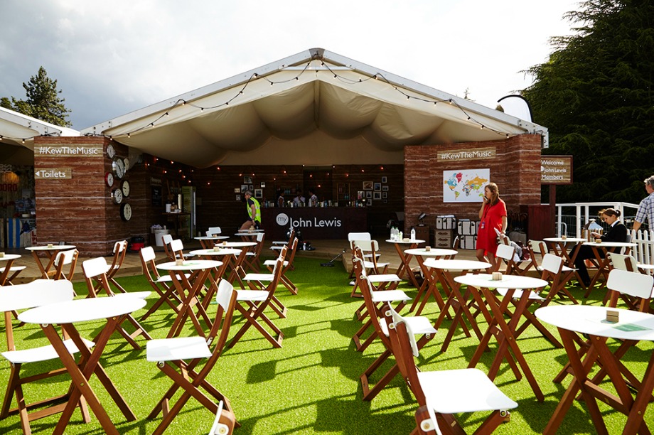 The area hosted 100 special guests each night