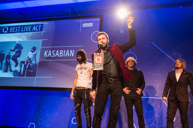 Kasabian: features on live CD included with December issue of Q Magazine