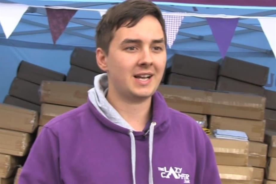 Jacob Hill: founder of The Lazy Camper
