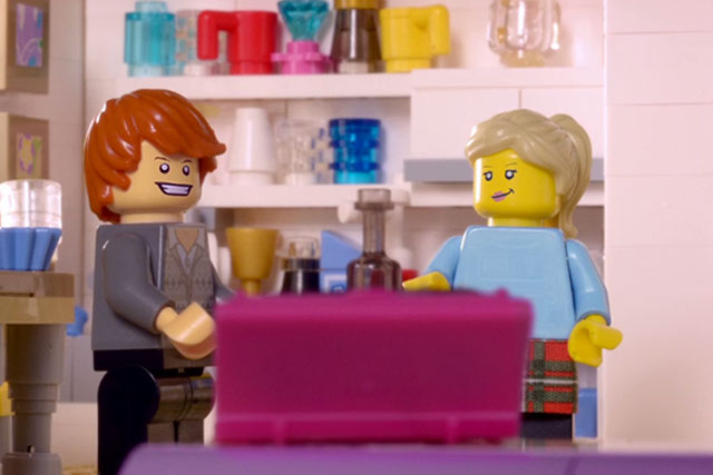 Lego: an entire ad break on ITV was recreated in the popular construction toy format