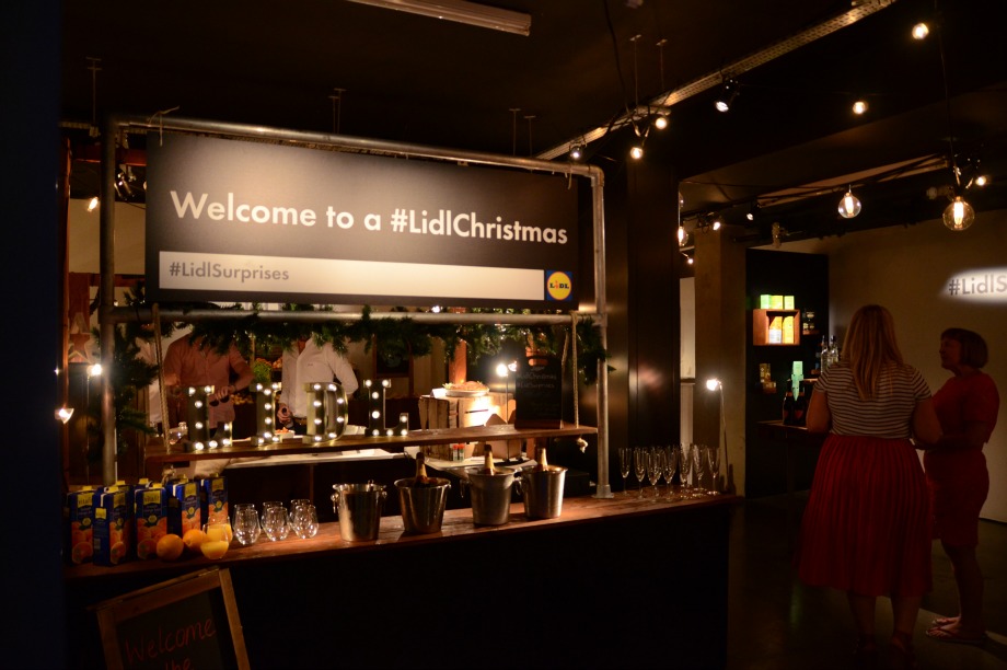The event saw Lidl invite attendees to sample its Christmas offering