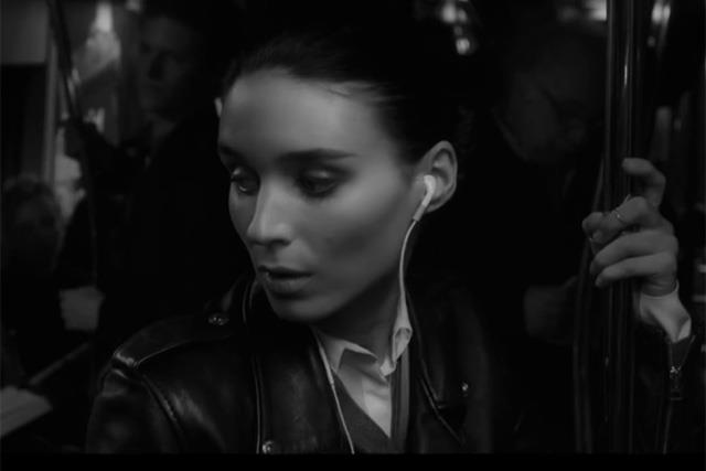 Downtown: new ad stars Rooney Mara