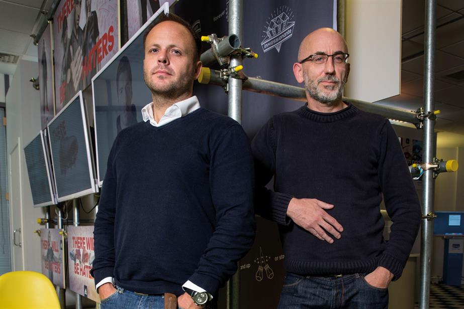 Sam Noble (left), Chief Strategy Officer, and Shaun Mcilrath, Global Creative Director Iris worldwide
