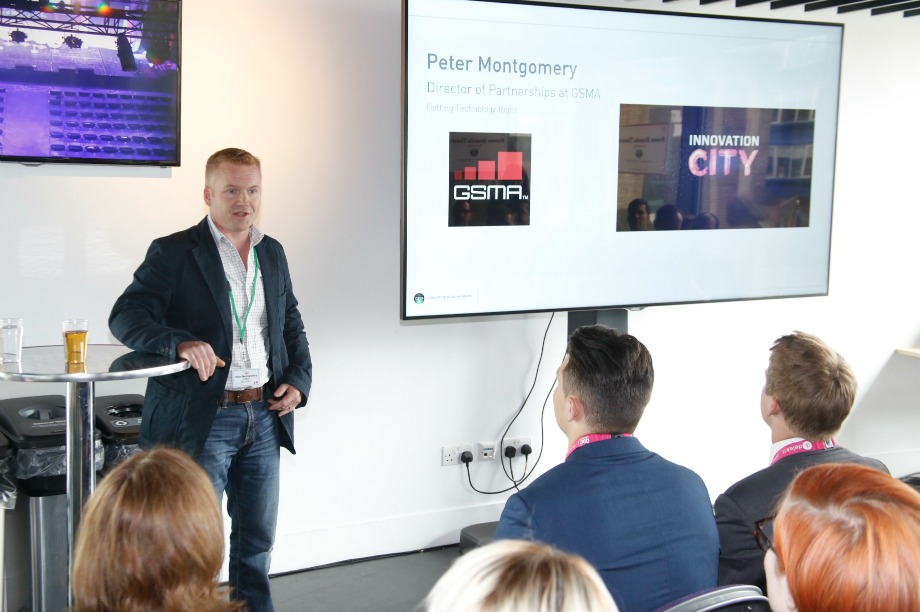 Peter Montgomery spoke at the Power Brands Theatre, powered by George P Johnson (Julian Dodd)
