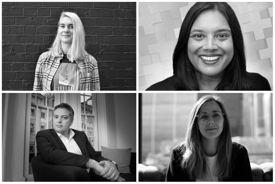 Clockwise from top left: Mel Arrow, Preeya Vyas, Stephanie McArdle, Matt Adams