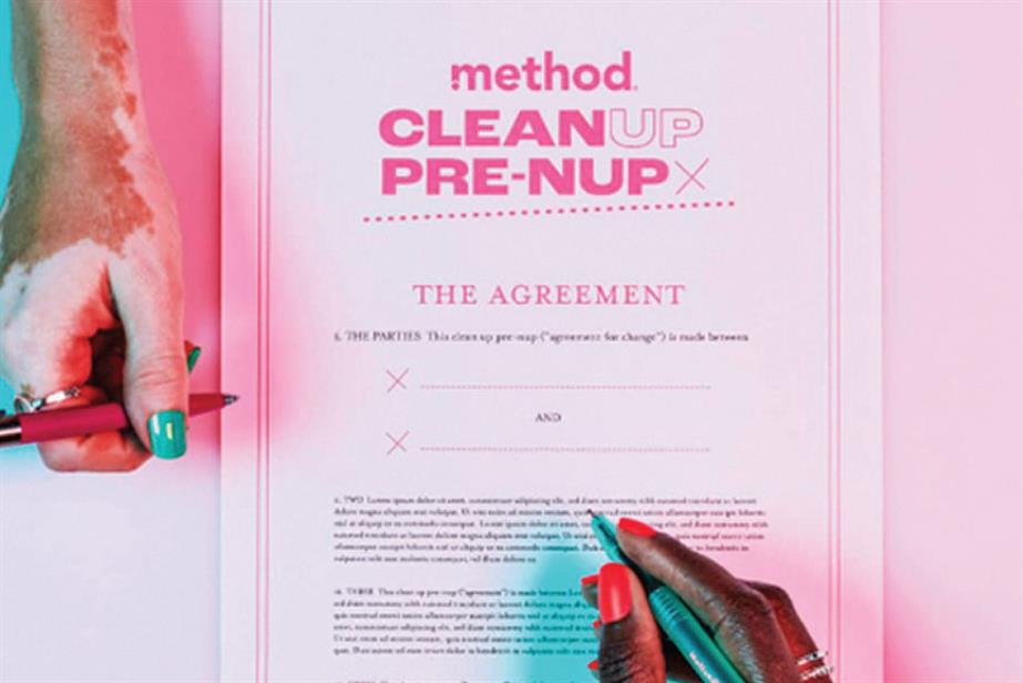 Hands with pens signing a Method Cleanup Pre-nup