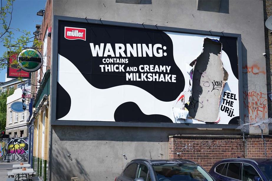 Frijj: special build billboards show Frijj bottles missing 