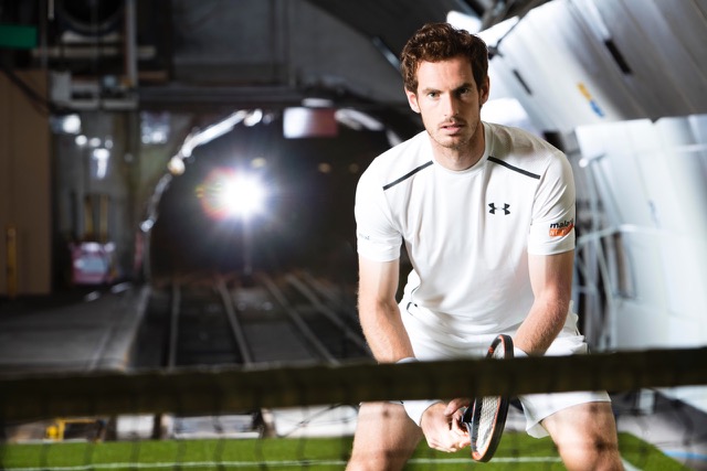 Under Armour creates secret tennis court for Andy Murray 