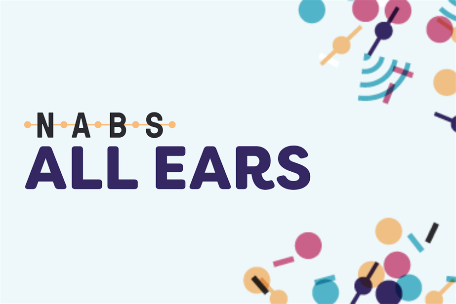 Official promotional graphic for NABS' "All Ears" survey