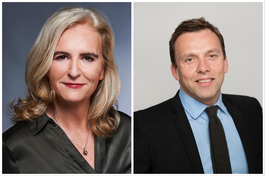 Headshots of Nina Wright and Roland Agambar