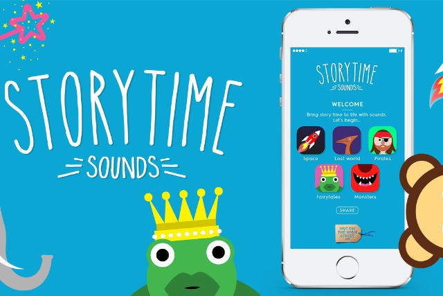 Notonthehighstreet.com: created story-time app for bedtime